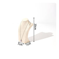 Necklace Display Stand Stable Base Jewelry Bust Stand Portable for Shop Counter
