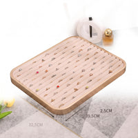 Velvet Jewelry Tray Low-Height Velvet Jewelry Organizer Tray
