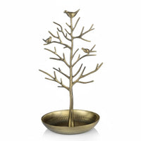 Bird Tree Jewelry Stand Detachable Design Earring and Necklace Hanging Rack