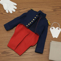 Napoleonic Jacket Model Historically Inspired Design 1/6 Scale Officer Uniform 1/6 Scale Jacket Detailed Reproduction