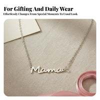 Mama Necklace Elegant Design Mother Necklace Versatile Design for Mothers, Moms