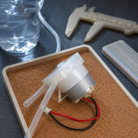 Micro Peristaltic Pump Transparent Tubing DC Peristaltic Pump White Plastic
