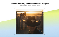 Cowboy Hat, Wide Brim, Sun Protection, Outdoor, Unisex