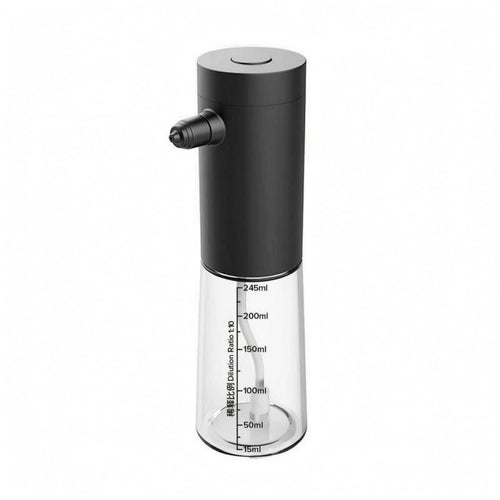 Electric Foam Dispenser Measurement Markings Measuring Foam Dispenser Cylindrical Top Washroom Accessory