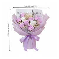 Soap Flower Arrangement Handmade Scented Flower Gift Freestanding