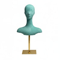 Mannequin Head Bust Realistic Look Mannequin Torso Head Stable Base Beauty Accessory for Shop Window
