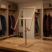 Shirt Display Stand Rectangular Top Frame Holder Fixture Non-Slip-Slip Pad