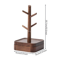 Walnut Wood Bracelet Stand Decorative Design Wooden Beaded Bracelet Display Rack