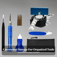 12 Pieces Beginner-Friendly Watch Case Access Er Tool Set Adjustable Watch Case Access Er Toolkit Long-Lasting for Beginners, Hobbyists