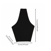 High Neck Doll Vest Sleeveless 1/6 Doll Crop Top Stretchy
