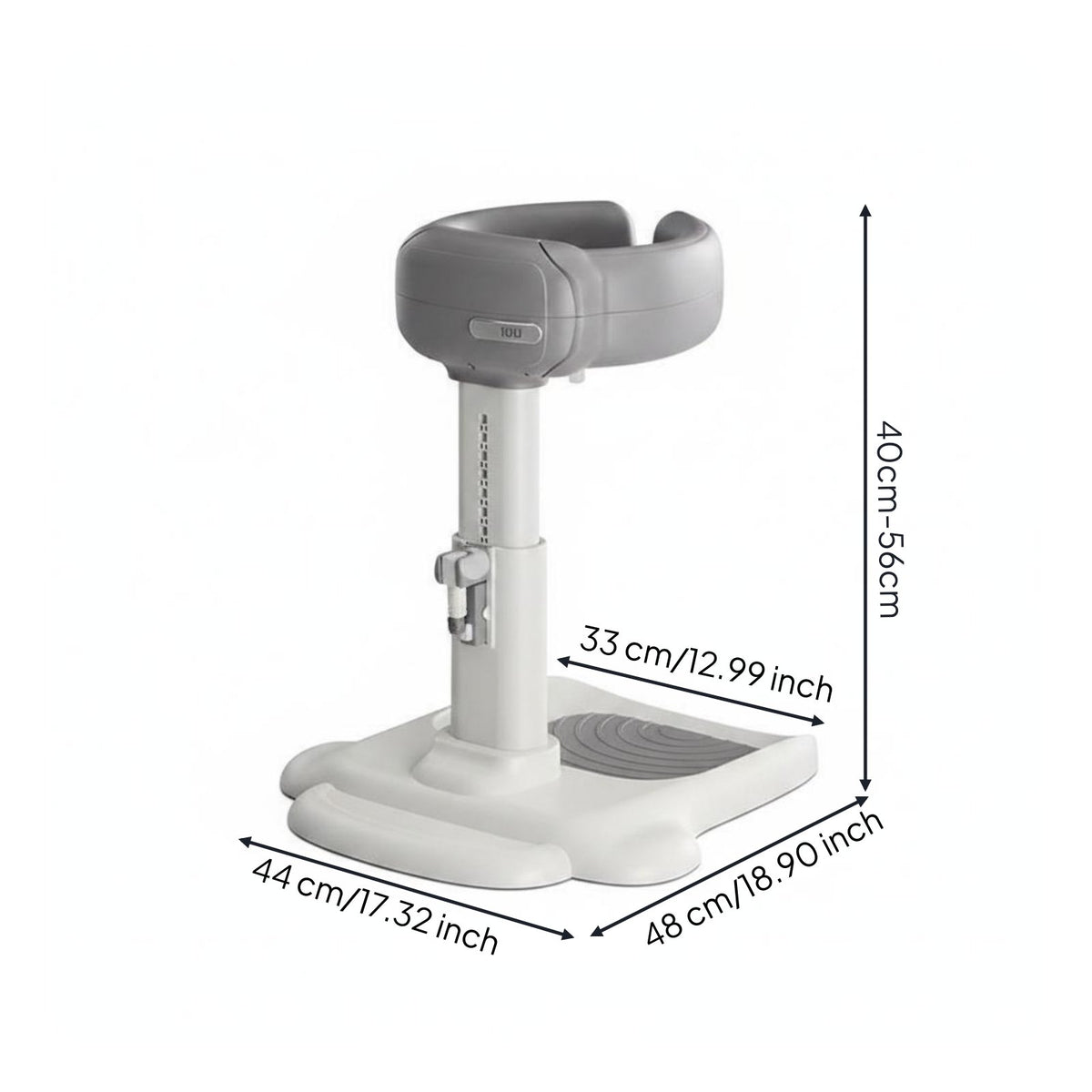Standing Bath Support Rack Stable Base Baby Bath Stand Hose Clip for Toddlers