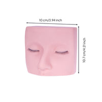 Eyelash Extension Practice Head Soft Eyelash Practice Form Reusable for Students