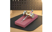 Pink Sharpening Stone Solid Rectangular Sharpening Stone Easy to Use