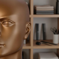 Male Mannequin Head Makeup Practice Hairpiece Display Stand Long-Lasting