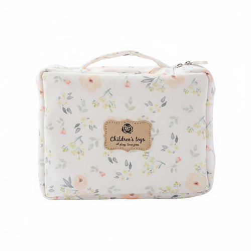 Wooden Makeup Toy Set Educational Toy Cosmetic Bag Fine Movement Skills