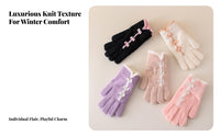 Soft Material Screen-Responsive Screen Gloves Stretchy Fit Screen-Responsive Screen Thermal Gloves Lightweight for Students, Adults