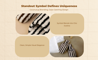 Warm Fuzzy House Shoes for Women, Non-Slip, Striped