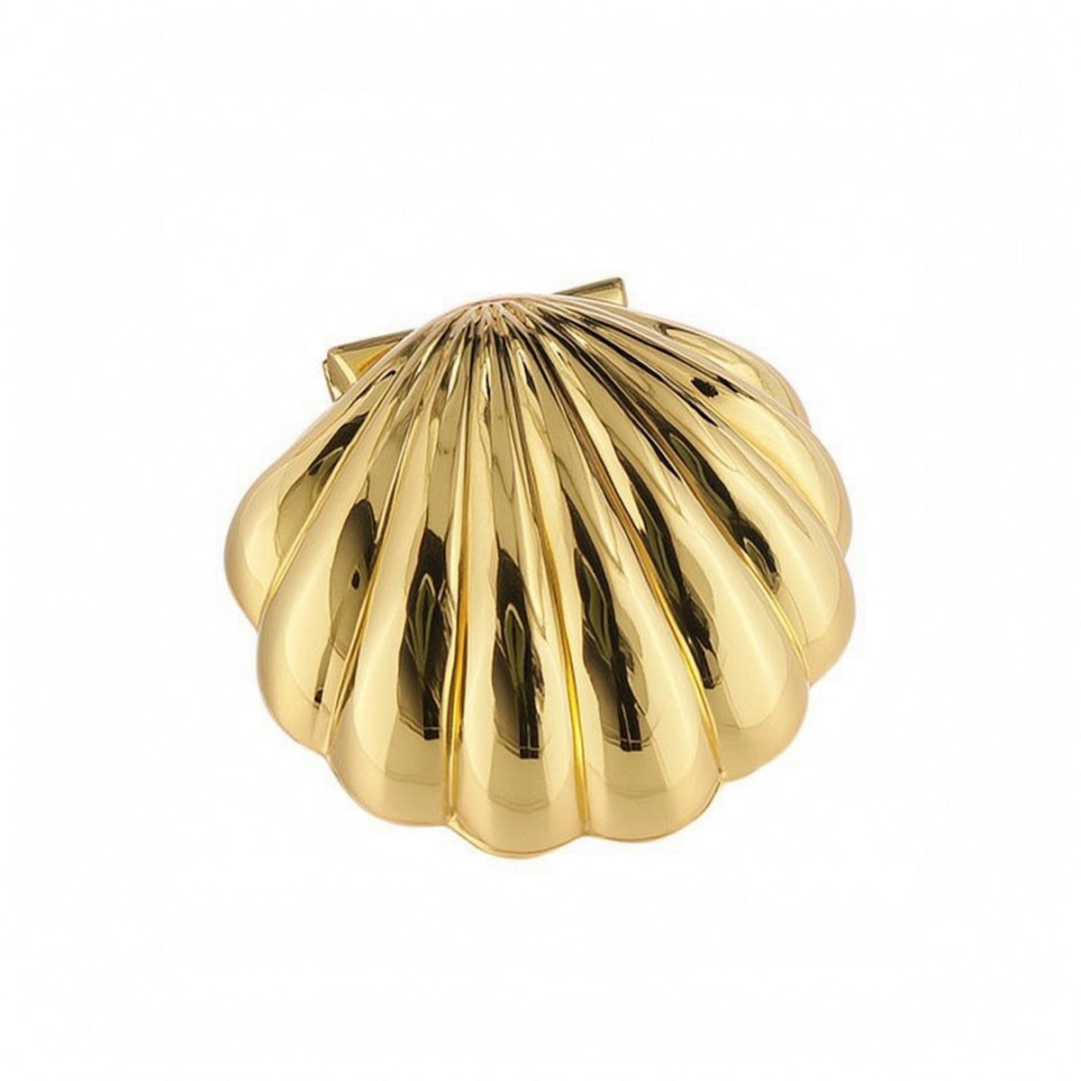 Shell-Shaped Jewelry Box Compact Clamshell Jewelry Box Sturdy