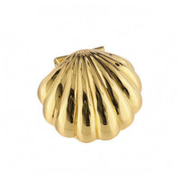 Shell-Shaped Jewelry Box Compact Clamshell Jewelry Box Sturdy