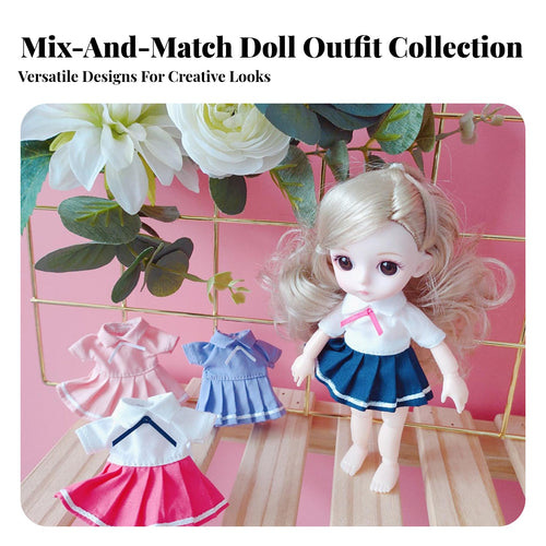 OB11 Doll Dress Summer Design Ob11 Doll Outfit Cute Design 1/12 Scale BJD Outfit