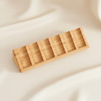 6 Slot Display Long-Lasting 6 Slot Bottle Organizer Sturdy Construction