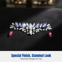Face Decal Sticker, Acrylic Crystal, Party, EDM Event, Random Design