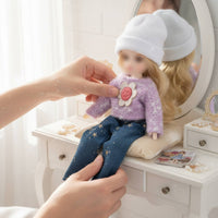 BJD Doll Dress Set Easy to Put on Toy Clothing Matching Hat