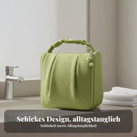 Fluffy Makeup Bag Portable Travel Makeup Case Lightweight for Bathroom, Women