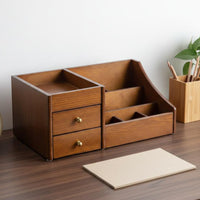 Wooden Makeup Organizer Easy to Access Desktop Beauty Storage Rack Desktop Cosmetics Rack for Vanity Table