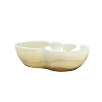 Mineral Fruit Tray Glossy Stone Decorative Bowl Multi-Functional Tabletop Display Tray for Centerpiece