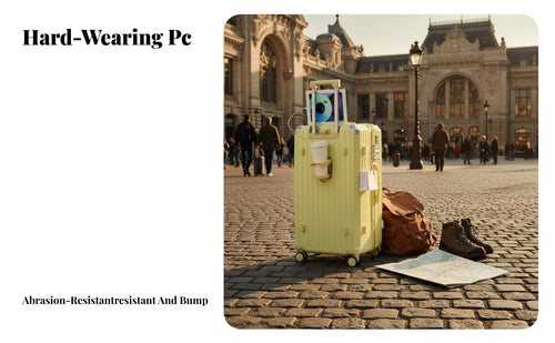 Large Capacity 5-Wheel Case with Cup Holder Reinforced Corners Hardshell with Cup Holder Anti-Scratch Surface Suitcase Crush-Resistant Body for Students, Travelers, Vacations, Vacation, Business Trips, Airports