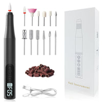 Rechargeable Nail Handheld Electric Nail Grinder Compact for Beginners