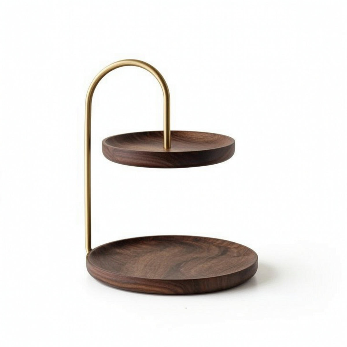 Jewelry Organizer Stand with Tray Minimalist Desktop Organizer Sturdy for Vanity