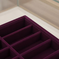 40 Compartment Jewelry Tray Easy to Reach Accessory Storage Stackable Design