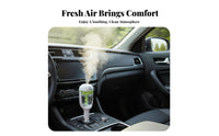 Car Humidifier Mini Car Aroma Dispenser Quiet Mini Essential Oil Dispenser for Long-Distance Drivers, Road Trips, Travel, Office