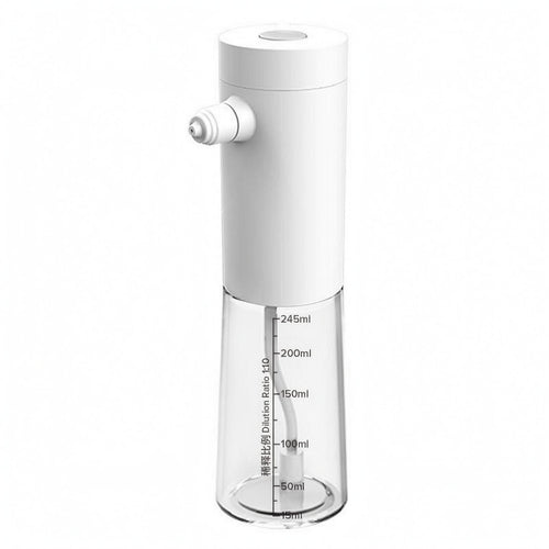 Electric Foam Dispenser Measurement Markings Measuring Foam Dispenser Cylindrical Top Washroom Accessory