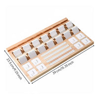 Wooden Jewelry Display Set Countertop Necklace Holder Gift Idea for Shop Owners
