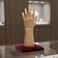 Band Display Hand Authentic Fake Hand Model Smooth Surface Rings Holder for Jewelry Sellers, Shop Owners