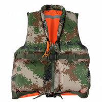Training Life Vest High Collar Safety Gear Reflective Stripe