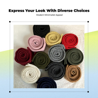 Wool waist belt for skirts
