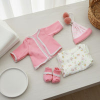 4 Pieces Reborn Doll Clothes Set All Seasons Wear Toy Accessory Great Gift Idea