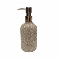 Rhinestone Pump Bottle Shimmering Bathroom Storage Easy to Use for Vanity