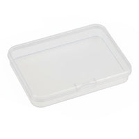 Clear Plastic Box with Lid Stackable Plastic Sample Box Dustproof for Hobbyists