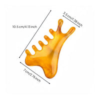 Multi-Functional Meridian Comb Portable Gua Sha Comb Hand-Polished for Home Spa