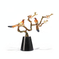 Tabletop Decoration with Birds Decorative Bird Decoration Sculptural