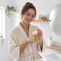 Sponge Applicator Bottle Click-on Cover Bath Accessory Plastic