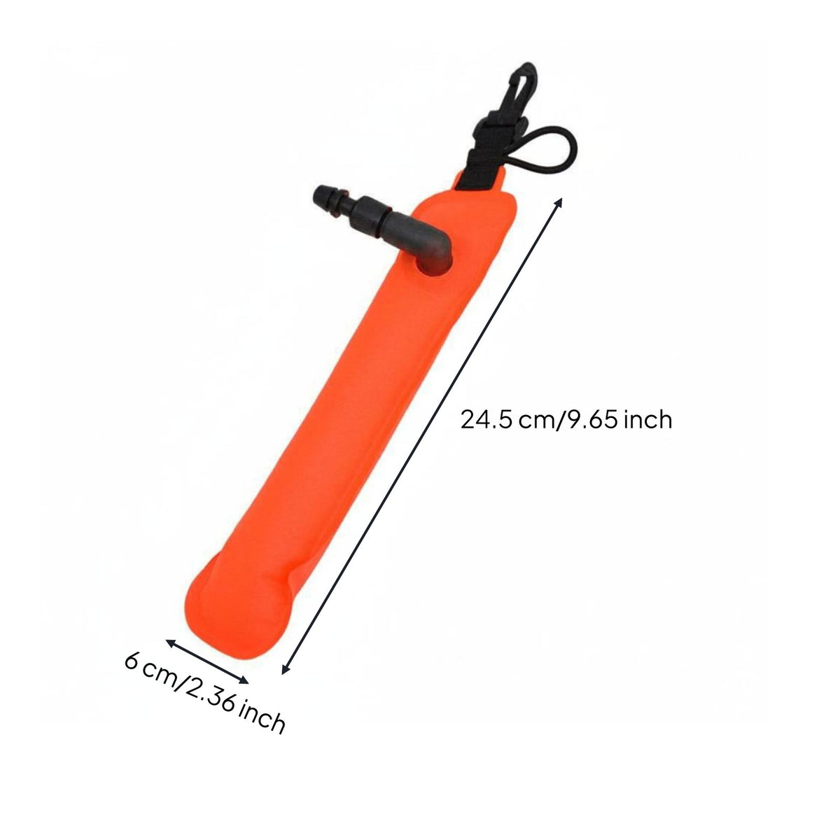 Surface Marker Buoy Waterproof Mini Surface Marker Buoy Quick Clip Attachment