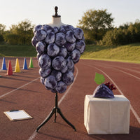 Vine-Fruit-Cluster Costume Glossy Vine-Fruit Outfit Oversized for Adults