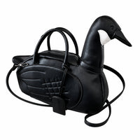 Duck Handbag Sculptural Duck Shaped Purse Novelty Cartoon Bag for Teens