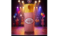 French Fries Costume Halloween Fries Costume Party for Performance